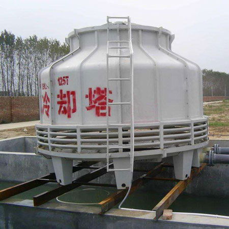小型50吨玻璃钢冷却塔 高效逆流式工业制冷解决方案